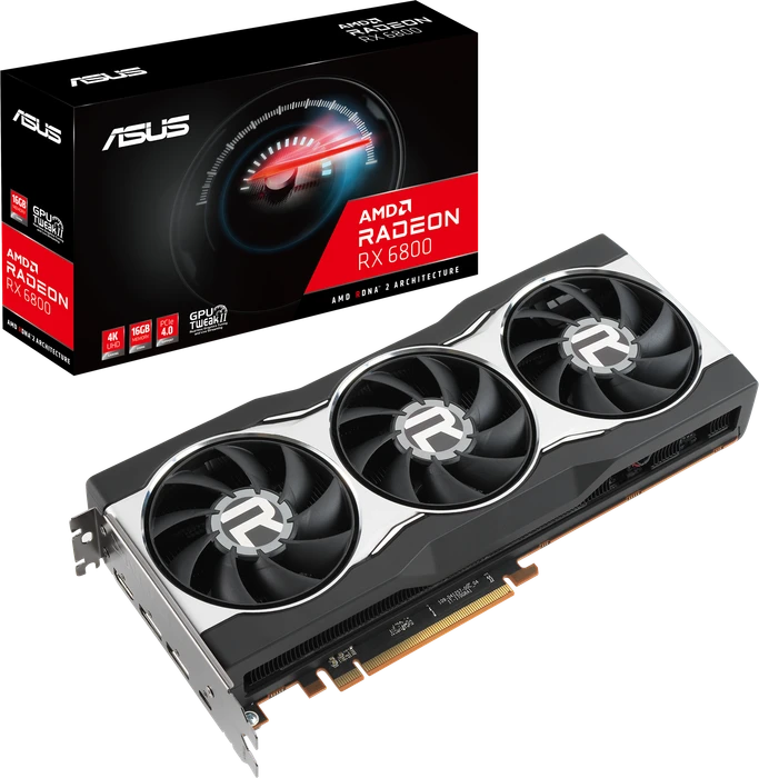 ASUS Radeon RX 6800, RX6800-16G, 16GB GDDR6, HDMI, USB-C, 2x DP