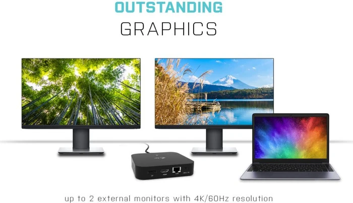 i-tec USB-C HDMI DP Docking Station, USB PD 100W, USB-C 3.1 [Stecker]