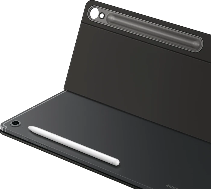 Samsung EF-DX620 Book Cover Keyboard Slim mit AI-Taste für Galaxy Tab S10 FE+, schwarz, DE