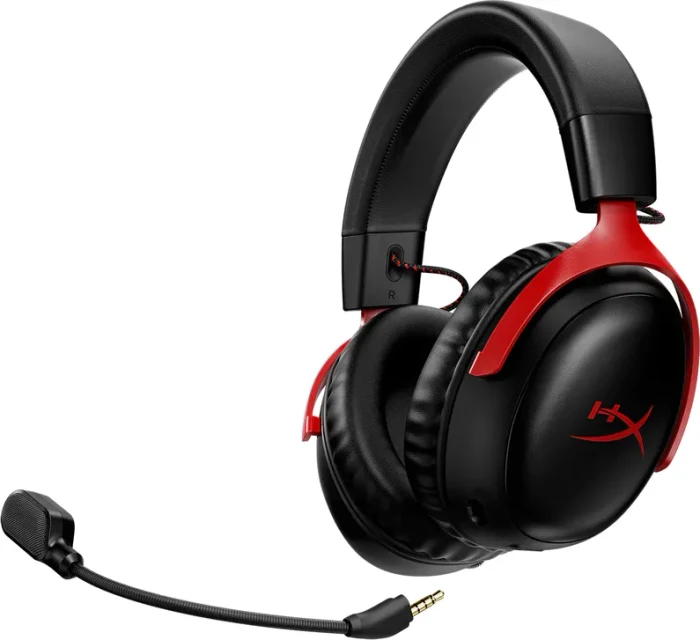 HP HyperX Cloud III Wireless schwarz/rot