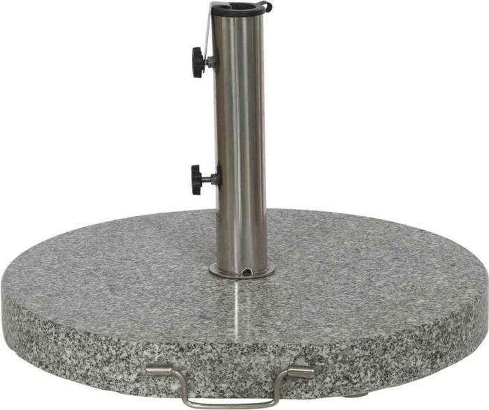 Siena Garden Sonnenschirmständer Granit rund 40kg 55cm grau