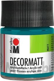 Marabu Decormatt Acryl Acrylfarbe, türkis, 50ml