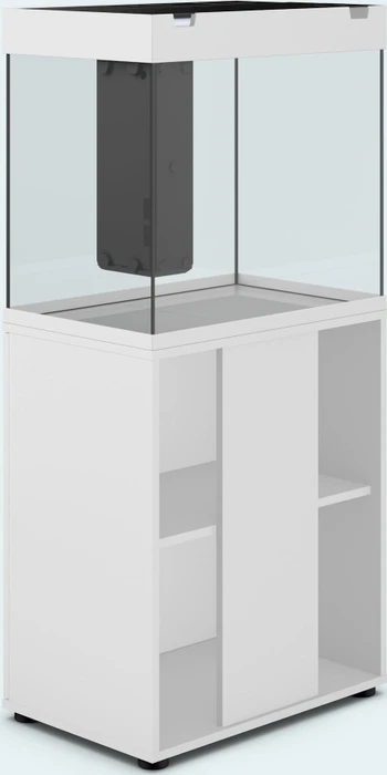 Juwel Lido 120 LED Aquarium-Set mit Unterschrank, weiß/weiß, 120l