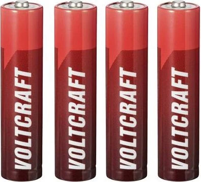 Voltcraft Industrial Alkali-Mangan Micro AAA, 4er-Pack