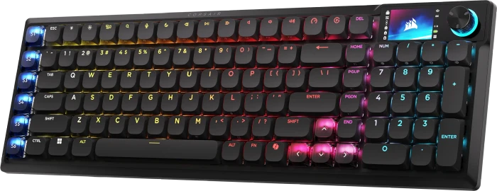 Corsair Vanguard Air 99 Wireless, schwarz, LEDs RGB, Corsair OPX Low-Profile, USB/Bluetooth, US