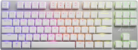 Sharkoon PureWriter TKL RGB, weiß, Kailh Choc LOW PROFILE BLUE, USB, US (4044951034291)