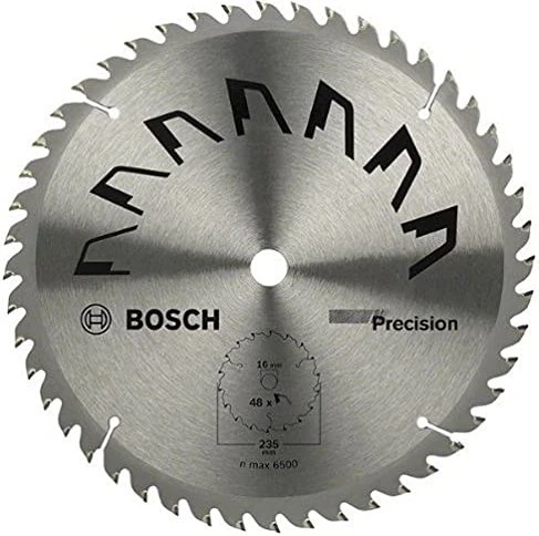 Bosch DIY Precision Kreissägeblatt 48Z, 235x2.5x16mm, 1 Stück