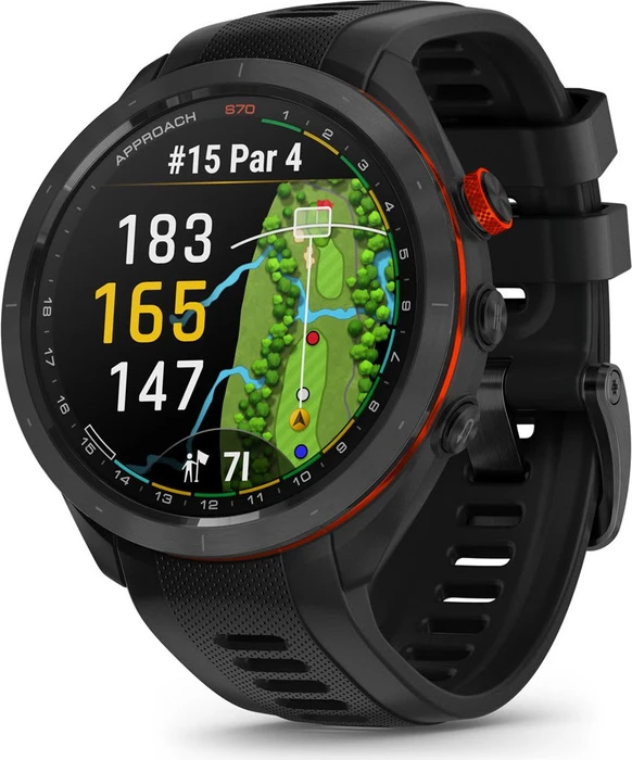Garmin Approach S70 47mm GPS-Golfuhr black ceramic/black