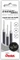 Pentel EnerGel Roller Pen LR7-AX Tintenrollermine 0.35mm (0.7mm Ball) schwarz, 3er-Pack Vorschaubild