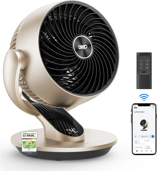 Dreo Smart Air Circulator Fan CF511S Tischventilator gold