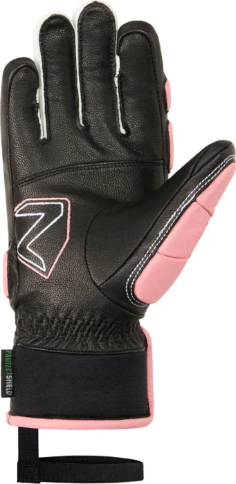 Ziener Lonos-Z HD Skihandschuhe black/pink vanilla (Junior)