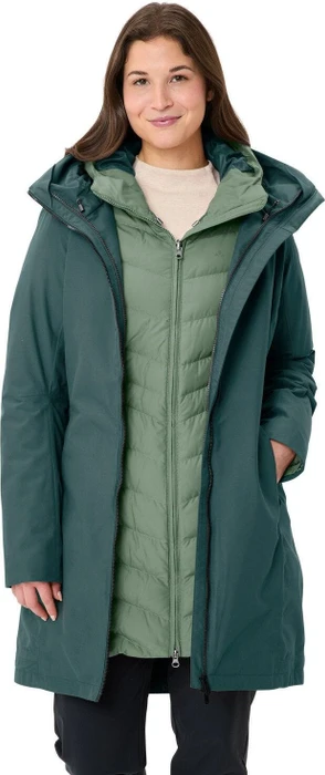 Vaude Annecy 3in1 III Funktionsmantel deep pond (Damen)