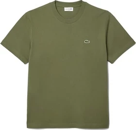 Lacoste Baumwolle T-Shirt kurzarm khaki (Herren)