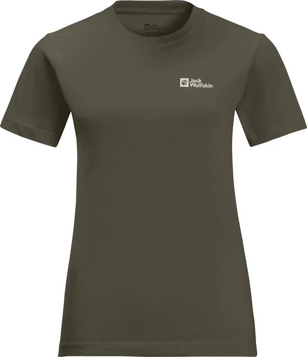 Jack Wolfskin Essential T-Shirt kurzarm island moss (Damen)