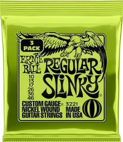 Ernie Ball Nickel Wound Regular Slinky 3-Pack