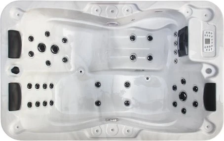 Sanotechnik Modena Outdoor Whirlpool rechteckig 205x130x70cm white marble