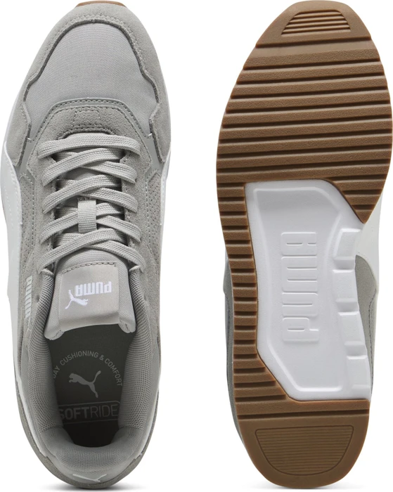 Puma Softride ST Miler Suede gray echo/puma white/gum