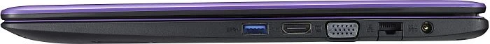 ASUS X502CA-RB01PR, violett, Celeron 1007U, 4GB RAM, 320GB HDD, PL