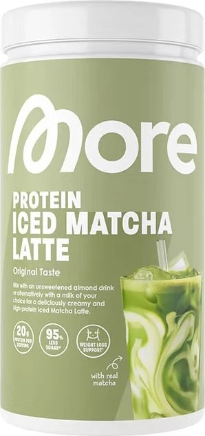 More Nutrition Protein Iced Matcha Latte Original Taste 300g