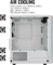 AeroCool Trinity Mini White, weiß, Lüfter LED Fixed RGB, Glasfenster Vorschaubild