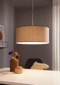 Eglo Pasteri 53cm Pendelleuchte/Schirmleuchte taupe