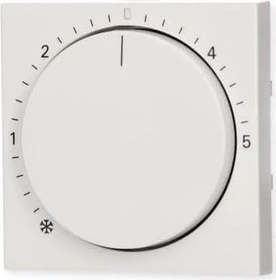Gira System 55 Abdeckung für Raumtemperaturregler, reinweiß glänzend