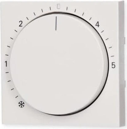 Gira System 55 Abdeckung für Raumtemperaturregler, reinweiß glänzend