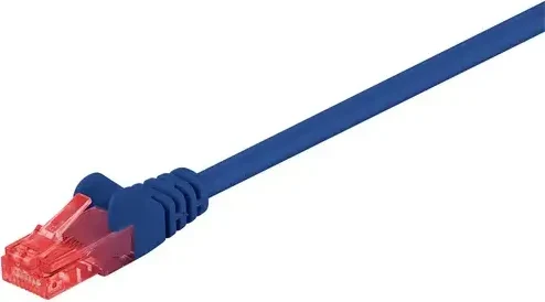 MicroConnect Patchkabel, Cat6, U/UTP, RJ-45/RJ-45, 0.25m, blau
