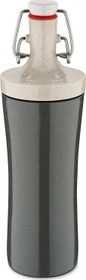 koziol Plopp To Go Trinkflasche 425ml nature ash grey