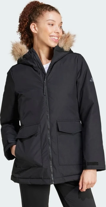 adidas Paveric Fur Mantel schwarz (Damen)