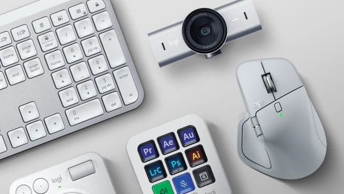 Logitech MX Master 4 Pale Grey, hellgrau, Logi Bolt, USB/Bluetooth