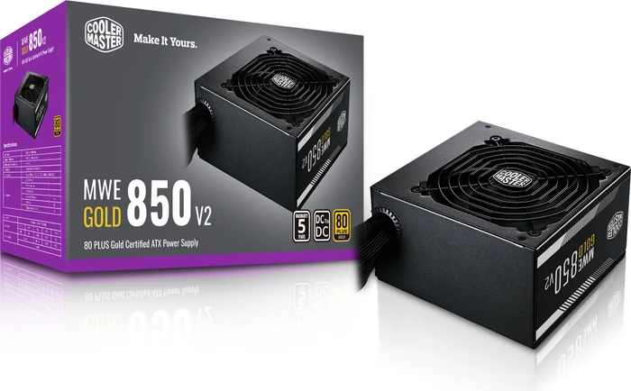 Cooler Master MWE Gold V2 850W, ATX 2.52