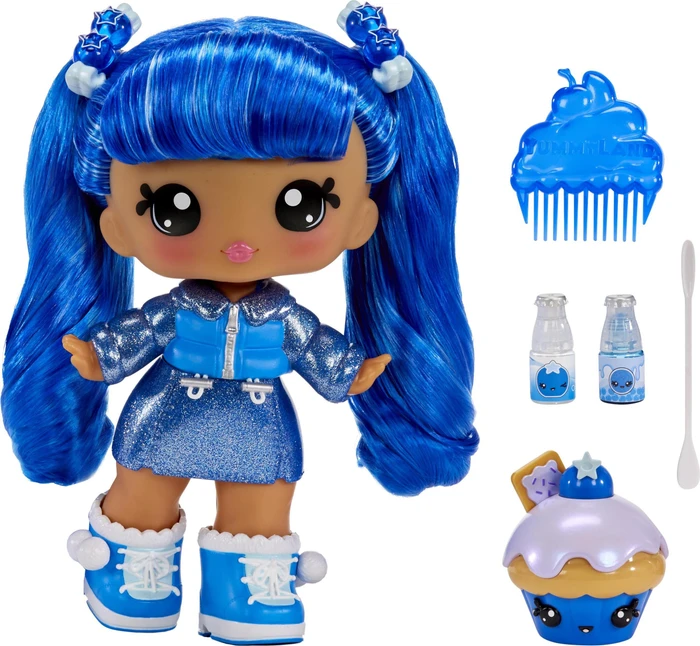 MGA Entertainment Yummiland - Lipgloss Doll - Rory Blueberry