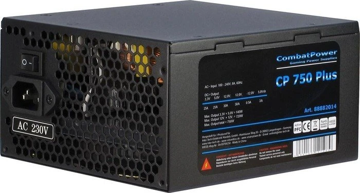Inter-Tech Combat Power CP Plus 750W, ATX 2.2