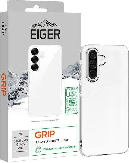 Eiger Grip Case GRS für Samsung Galaxy A37 5G transparent