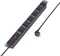 Sygonix 19" Aluminium Steckdosenleiste, 1HE, 6-fach, 230V, schwarz, 2m Vorschaubild