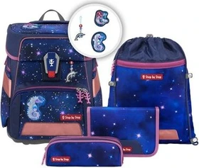 Step by Step Space Reflect Star Seahorse Zoe Schultaschen-Set, 5-tlg.