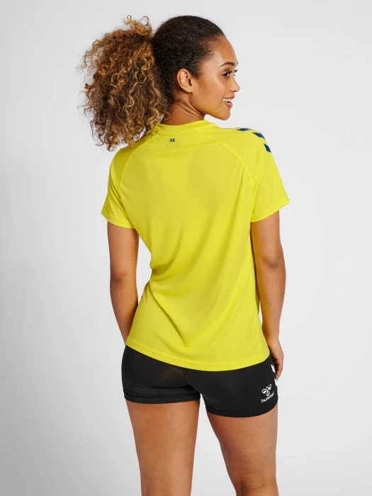 hummel Core XK Funktionsshirt kurzarm blazing yellow (Damen)