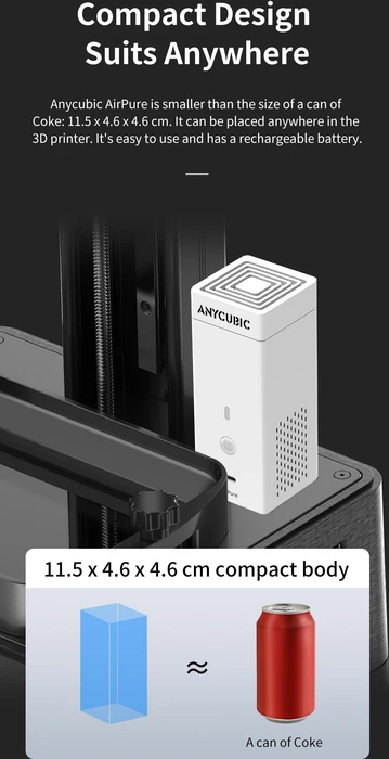 Anycubic AirPure Aktivkohle Luftfilter für 3D-Drucker, 2er-Pack