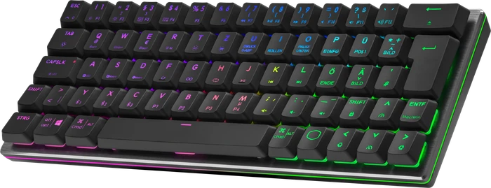 Cooler Master SK622, schwarz, LEDs RGB, TTC LOW PROFILE RGB RED, USB/Bluetooth, DE