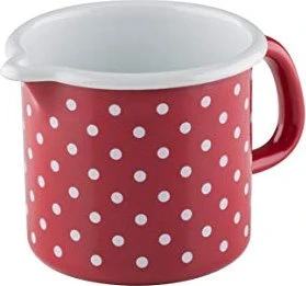 Riess Country Schnabeltopf 9cm 500ml pünktchenrot