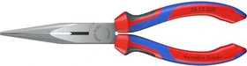 Knipex Flachrundzange mit Schneide, 20cm