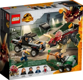 LEGO Jurassic World - Triceratops-Angriff