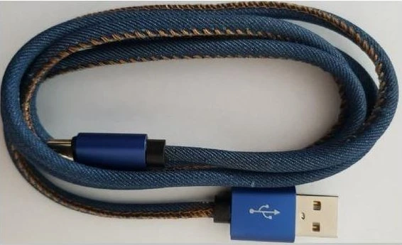 Gembird Premium Cotton Braided Type-C USB Charging And Data Cable 2.0m dunkelblau