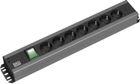 Bachmann Handwerkerleiste mit Schalter, 7-fach, 2m