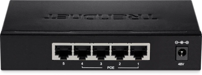TRENDnet TPE-TG Desktop Gigabit Smart Switch, 5x RJ-45, 31W PoE+