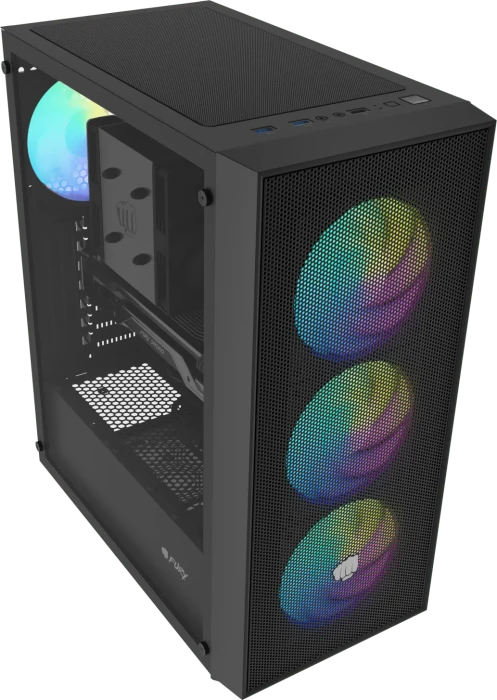 Natec Fury Shobo SH8F ARGB, Glasfenster