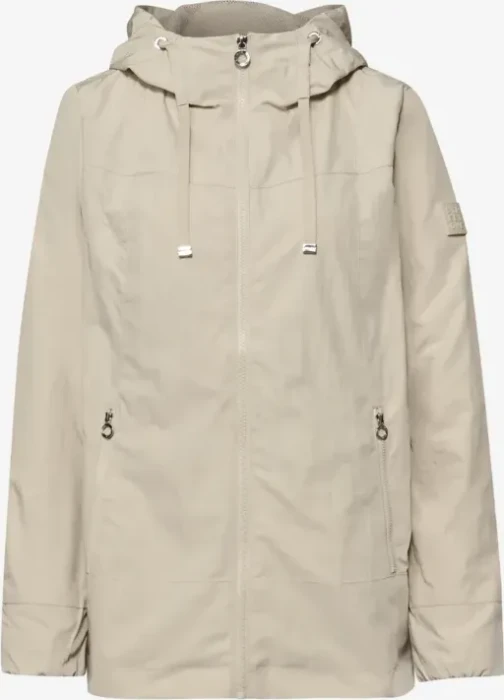 Street One Kapuze und Zipper Jacke powder beige (Damen)