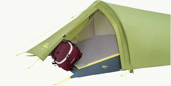 Jack Wolfskin Gossamer Tunnelzelt ginkgo green