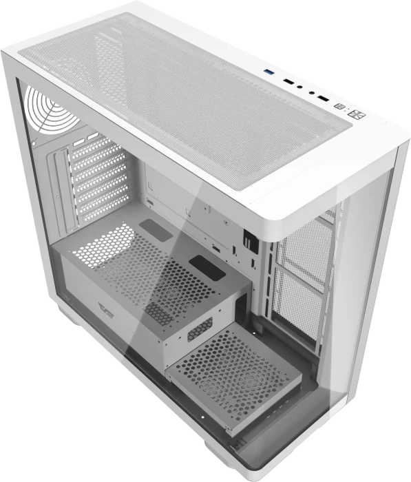 DarkFlash DS900G White, Glasfenster